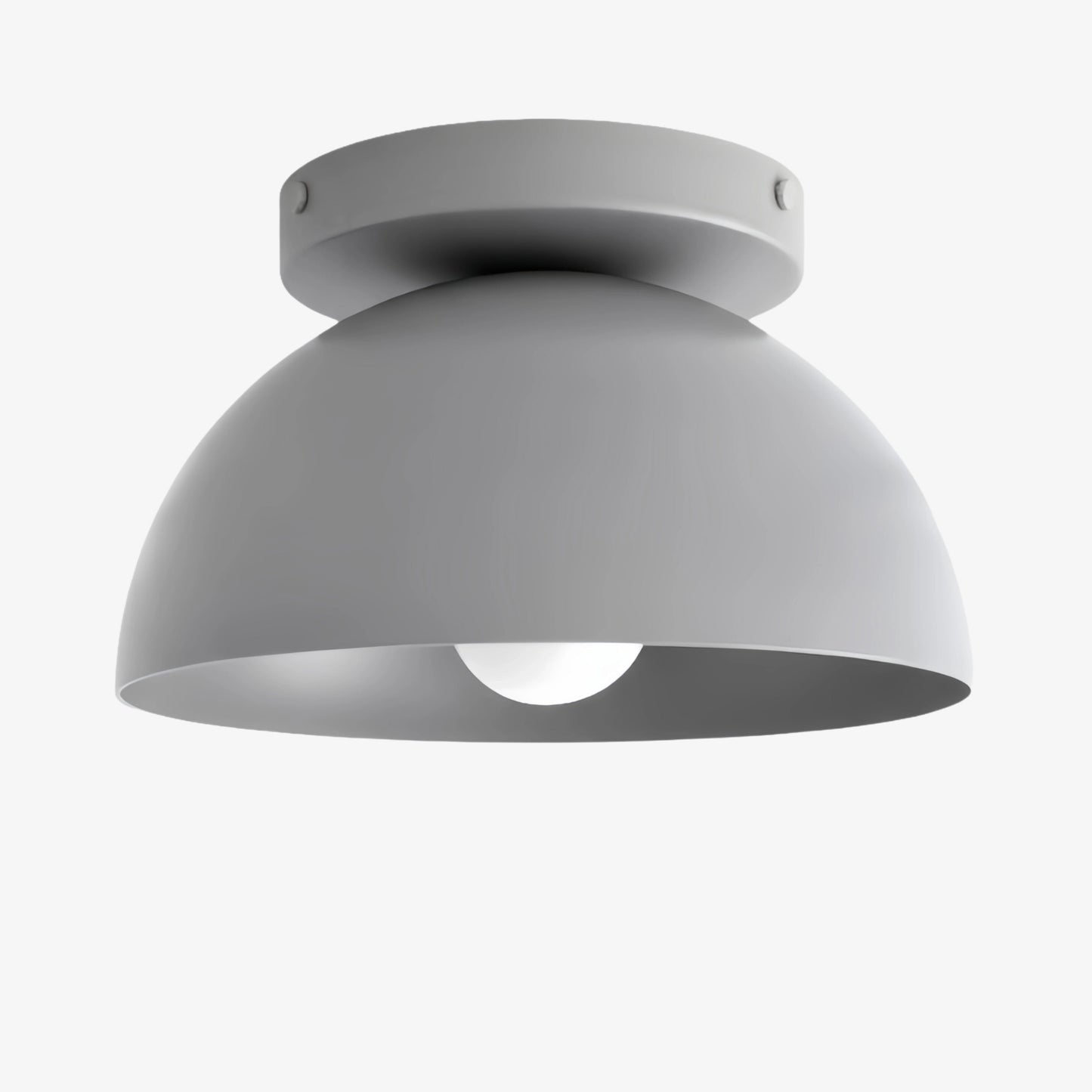 Minimalistische Plafondlamp Dome voor Compacte Ruimtes – Opbouwspot Beschikbaar in Meerdere Kleuren