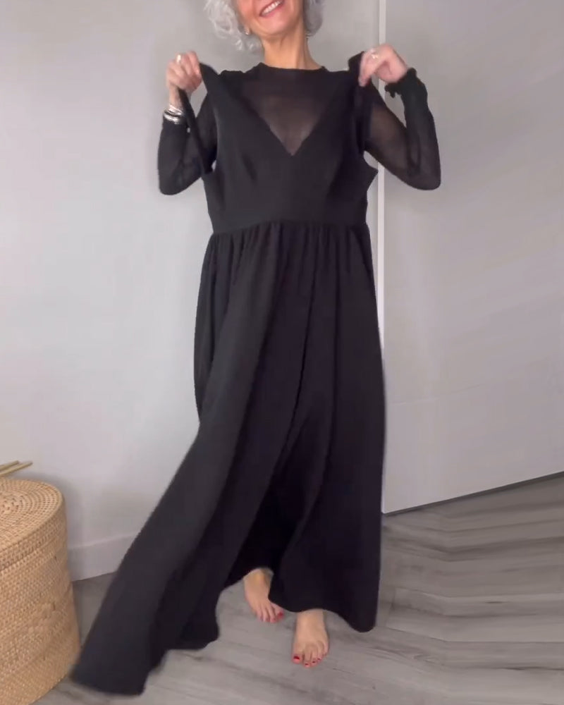 Lange Maxi Jurk voor Vrouw Zomerjurk Elegant Design