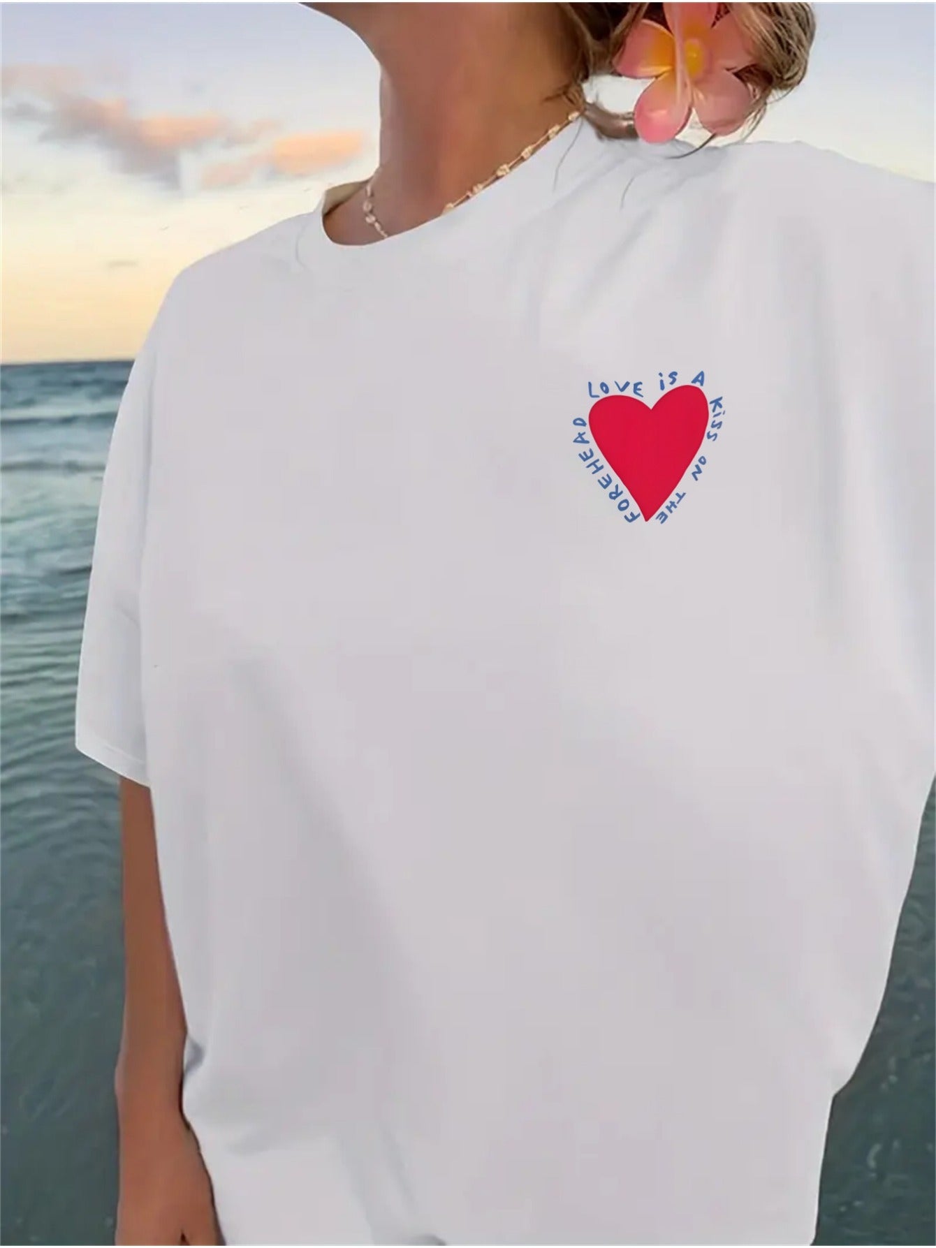 Dames T-shirt Katoen Regular Fit Met Print - StudioMarella