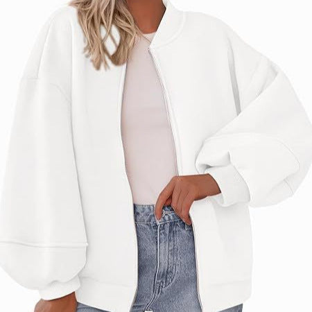 Dames Bomberjack Oversized Sportieve Ritsjas