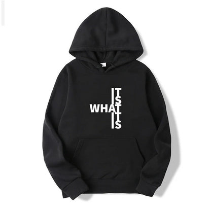 Dames Hoodie Met Leuke Tekst Print Zacht en Warm