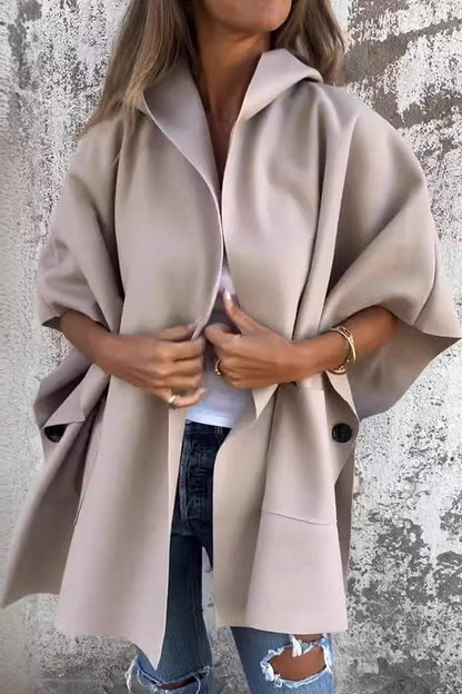Oversized Cape Jas voor Dames Losvallend en Stijlvol - StudioMarella