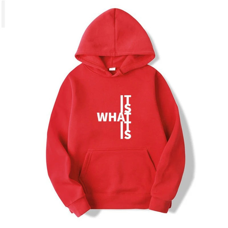 Dames Hoodie Met Leuke Tekst Print Zacht en Warm