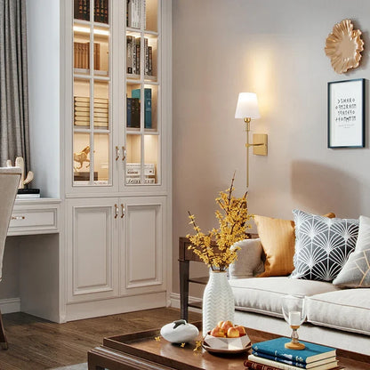 Wandlamp Draadloos Oplaadbaar Dimbaar Afstandsbediening Binnen Buiten IJzer Stof Warm Neutraal Wit Licht Goud Zwart Zilver Slaapkamer Woonkamer Tuin