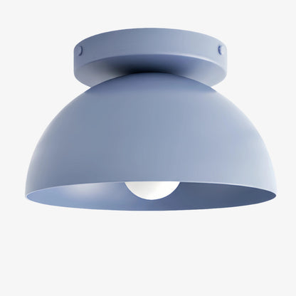 Minimalistische Plafondlamp Dome voor Compacte Ruimtes – Opbouwspot Beschikbaar in Meerdere Kleuren