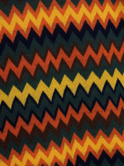 Retro Trui Zigzag Patroon Vintage Look