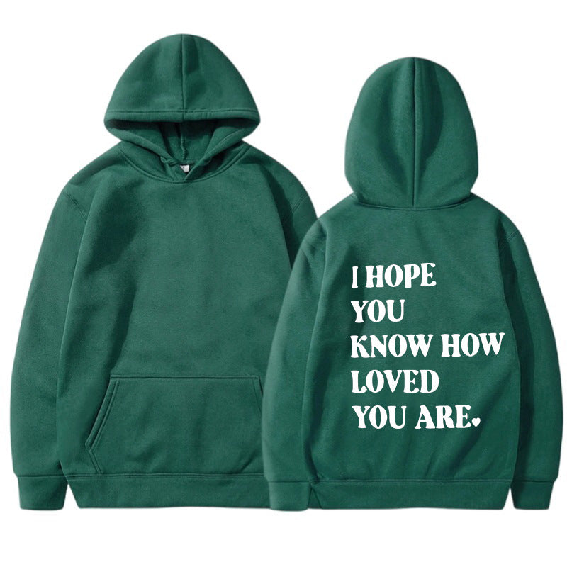 Dames Hoodie Zwart met Self Love Print Trendy Design