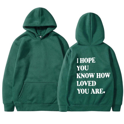 Dames Hoodie Zwart met Self Love Print Trendy Design