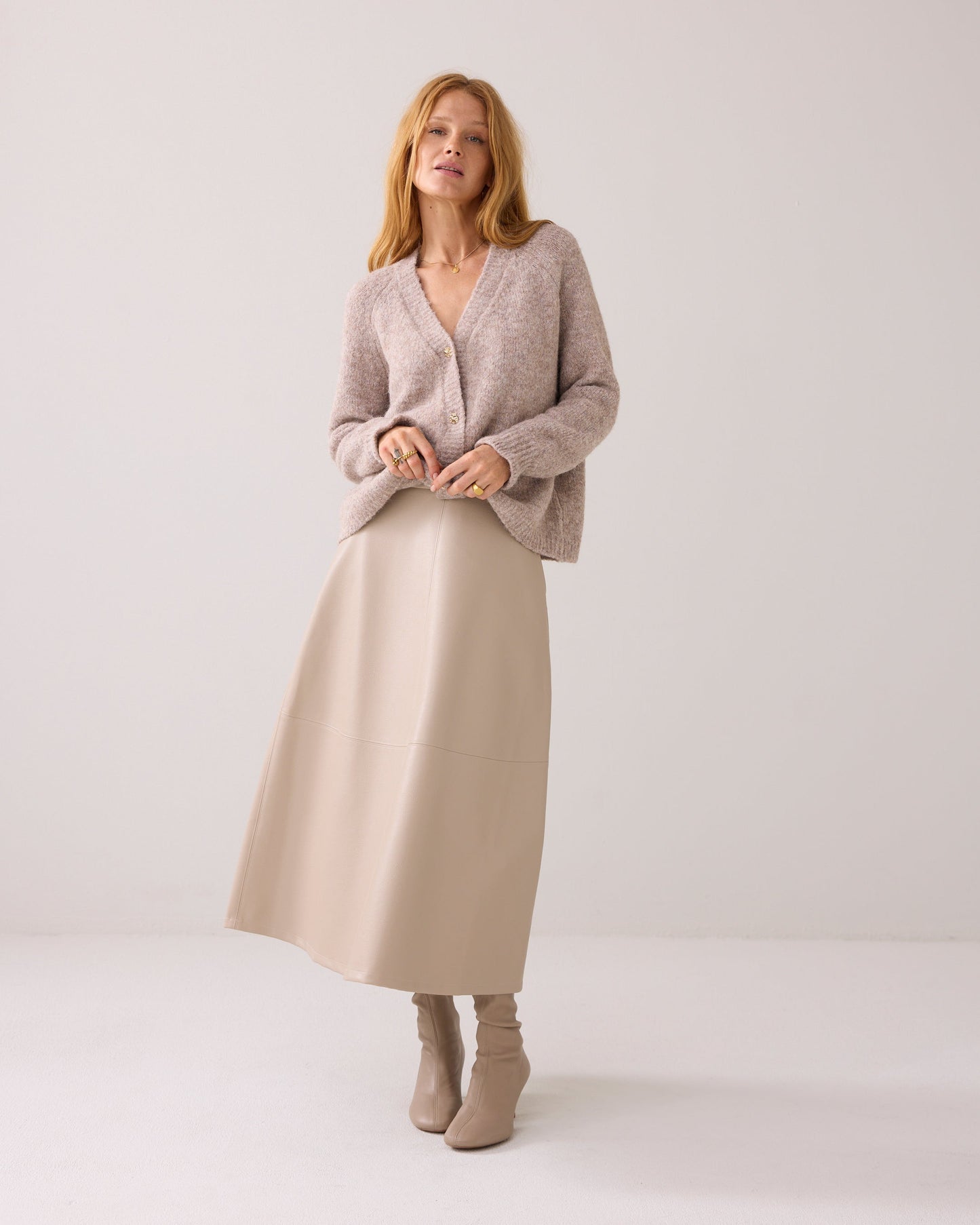 Dames Vest Goudkleurige Knopen Elegante Stijl