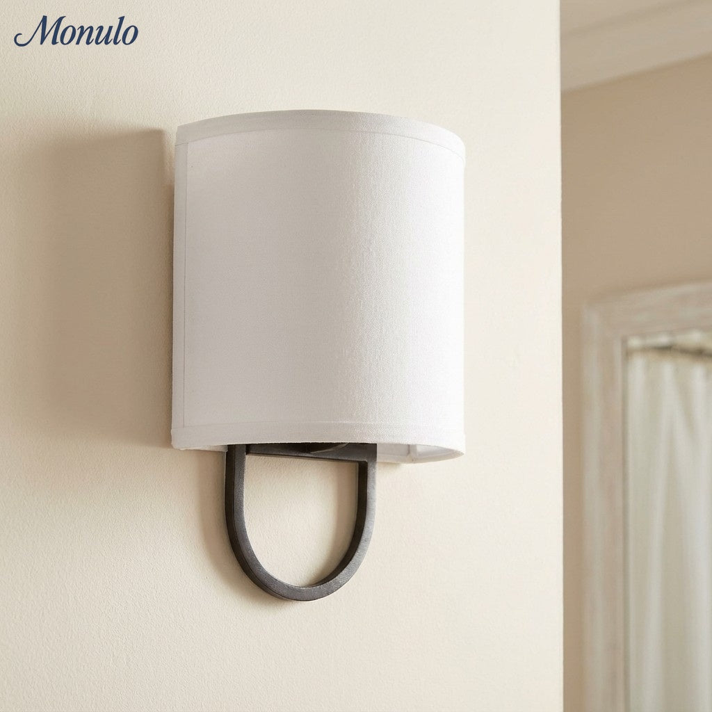 Wandlamp Stoffen Kap – Moderne Slaapkamer Wandverlichting voor Sfeervolle Ambiance
