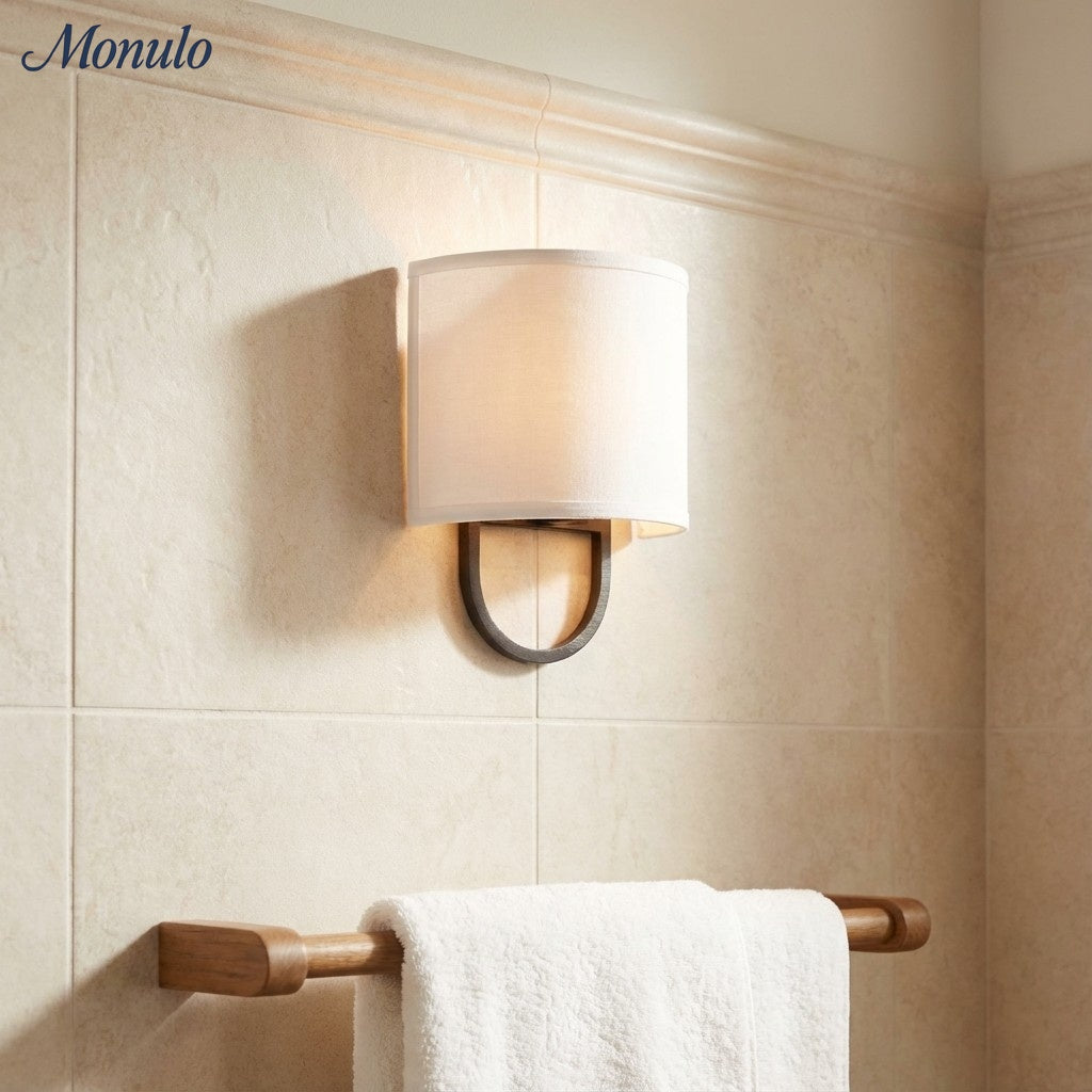 Wandlamp Stoffen Kap – Moderne Slaapkamer Wandverlichting voor Sfeervolle Ambiance