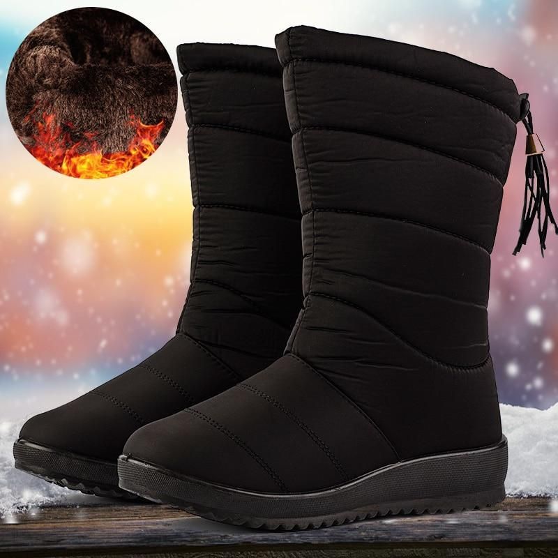 Dameslaarzen Waterdicht Warm en Antislip Zool