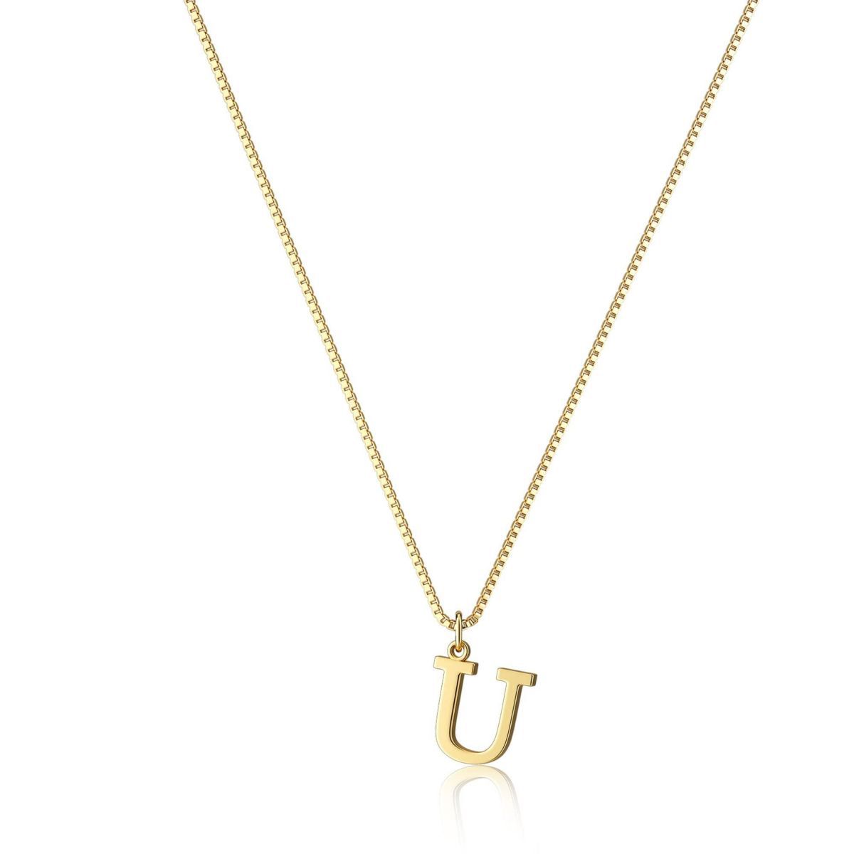 Gouden Ketting met Initialen voor Vrouw Persoonlijke Letter Sieraden