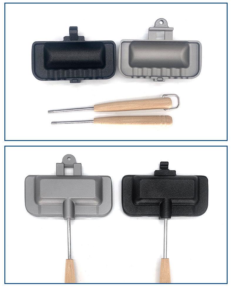 Dubbelzijdige Sandwichbakpan – Aluminium Antiaanbaklaag voor Snel Bakken – 30,5 cm