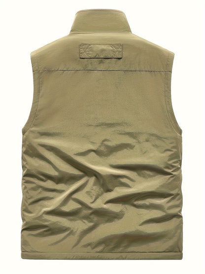 Reversibele Cardigan Zonder Mouwen voor Heren