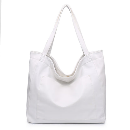 Grote Leren Dames Tote Tas Faux Leer Shopper