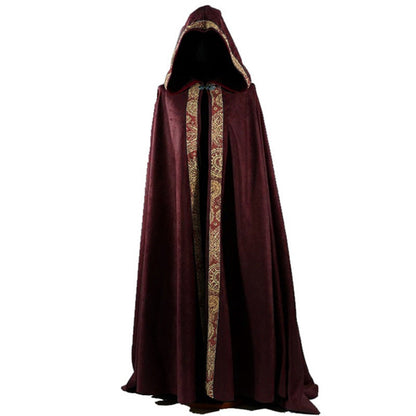 Damescape Met Capuchon Middeleeuwse Stijl
