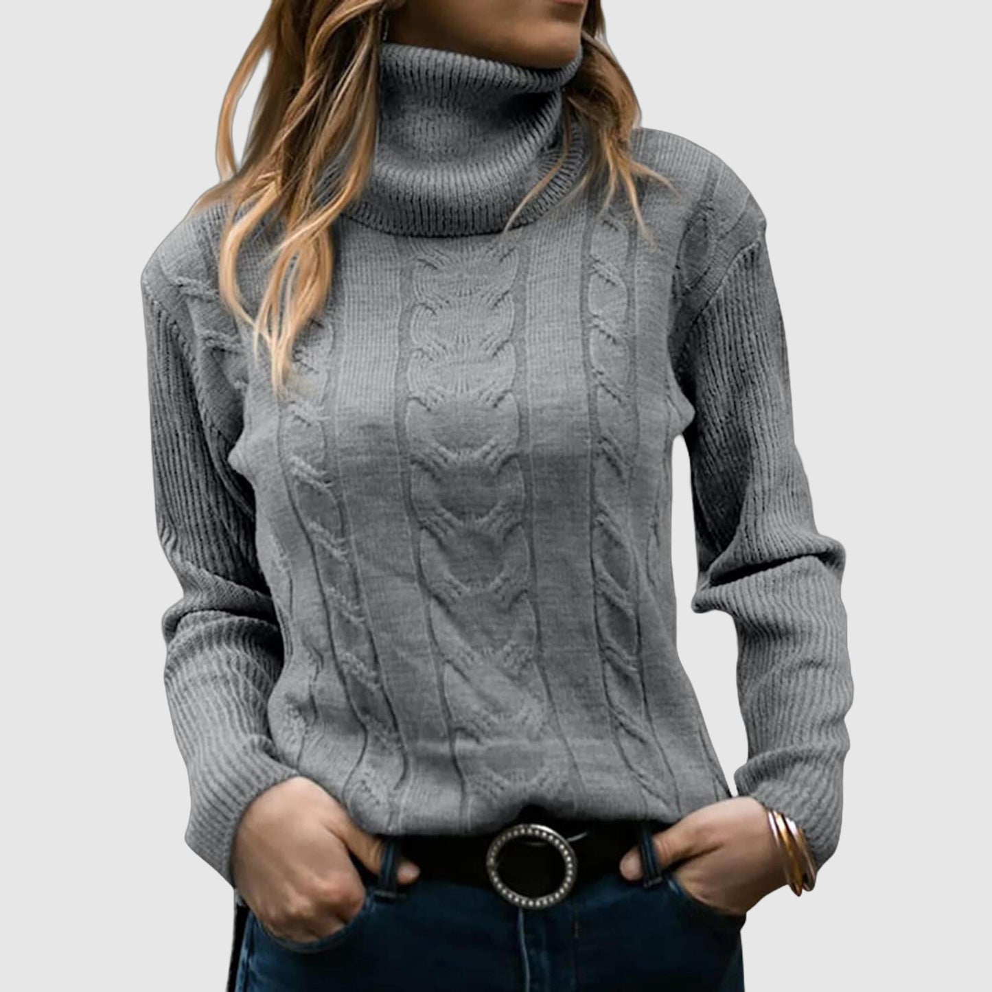 Dames Coltrui Losse Pasvorm Warme Herfst Winter Trui