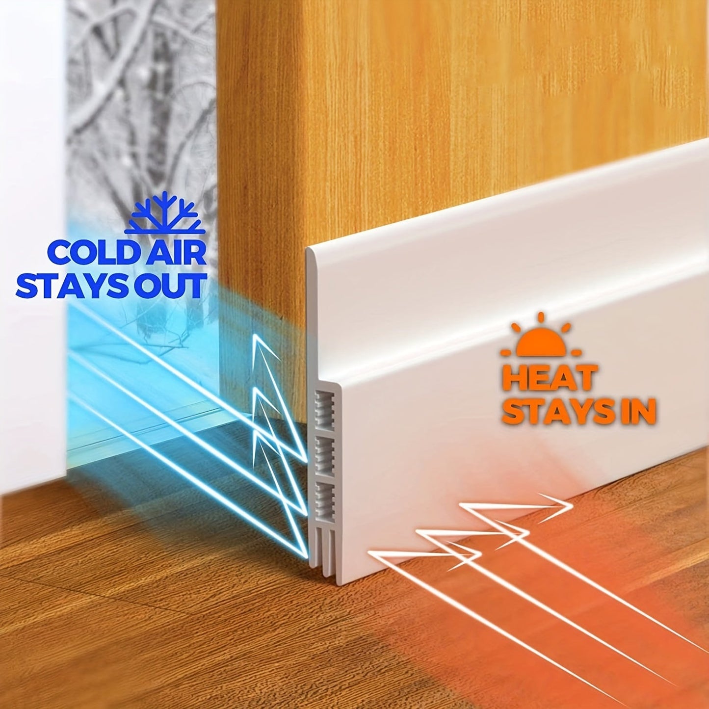 Tochtstrip Deur Siliconen 99cm Wit Zelfklevend Geluidsisolatie Deurafdichting Tochtstopper Energiebesparing Woning Isolatie