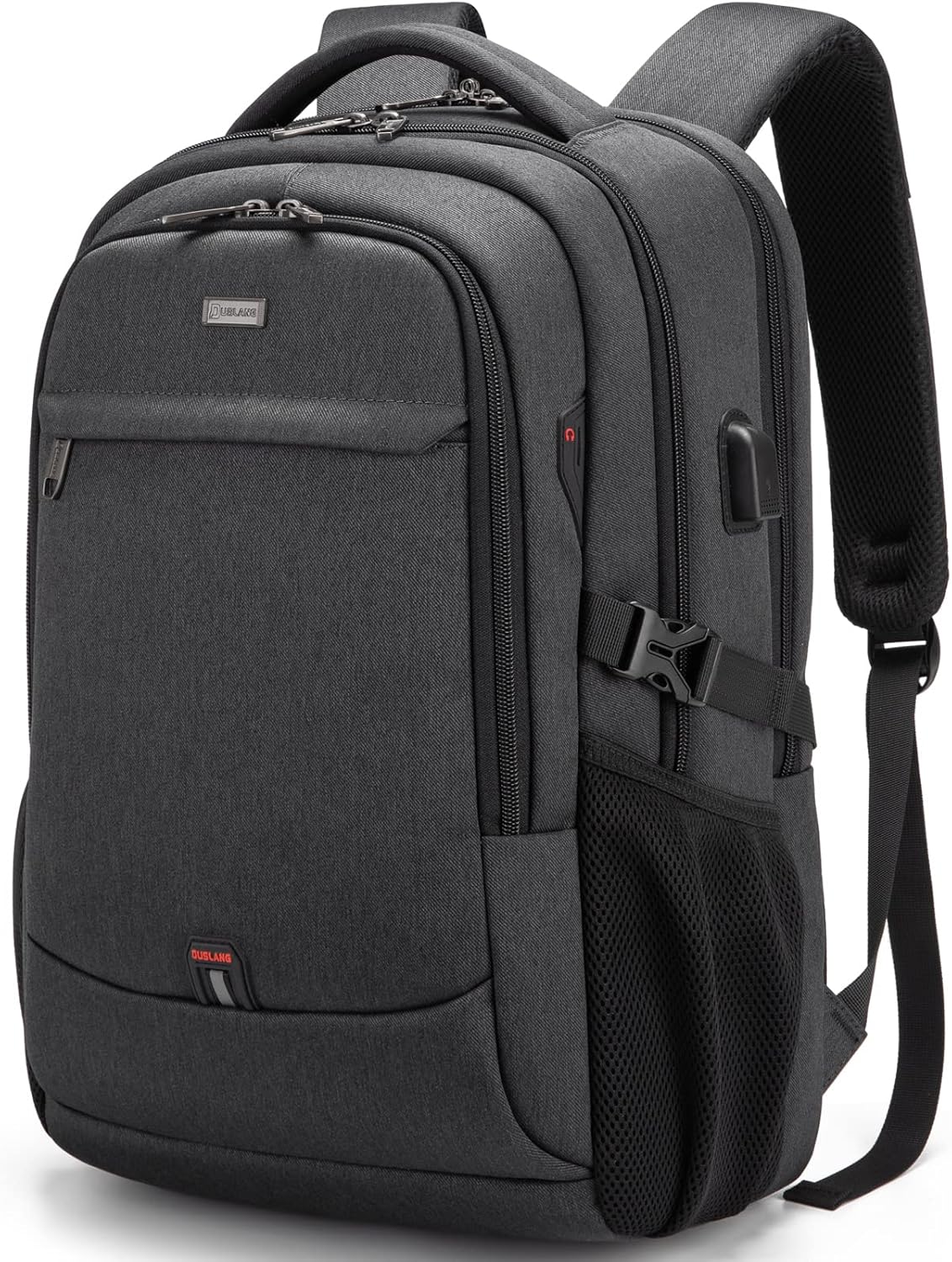 Waterdichte Laptop Reisrugzak met USB-Oplaadpoort & Georganiseerde Opslag – 13-17 Inch