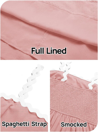 Mouwloze Zomerjurk Mini Spaghettibandjes Strandjurk