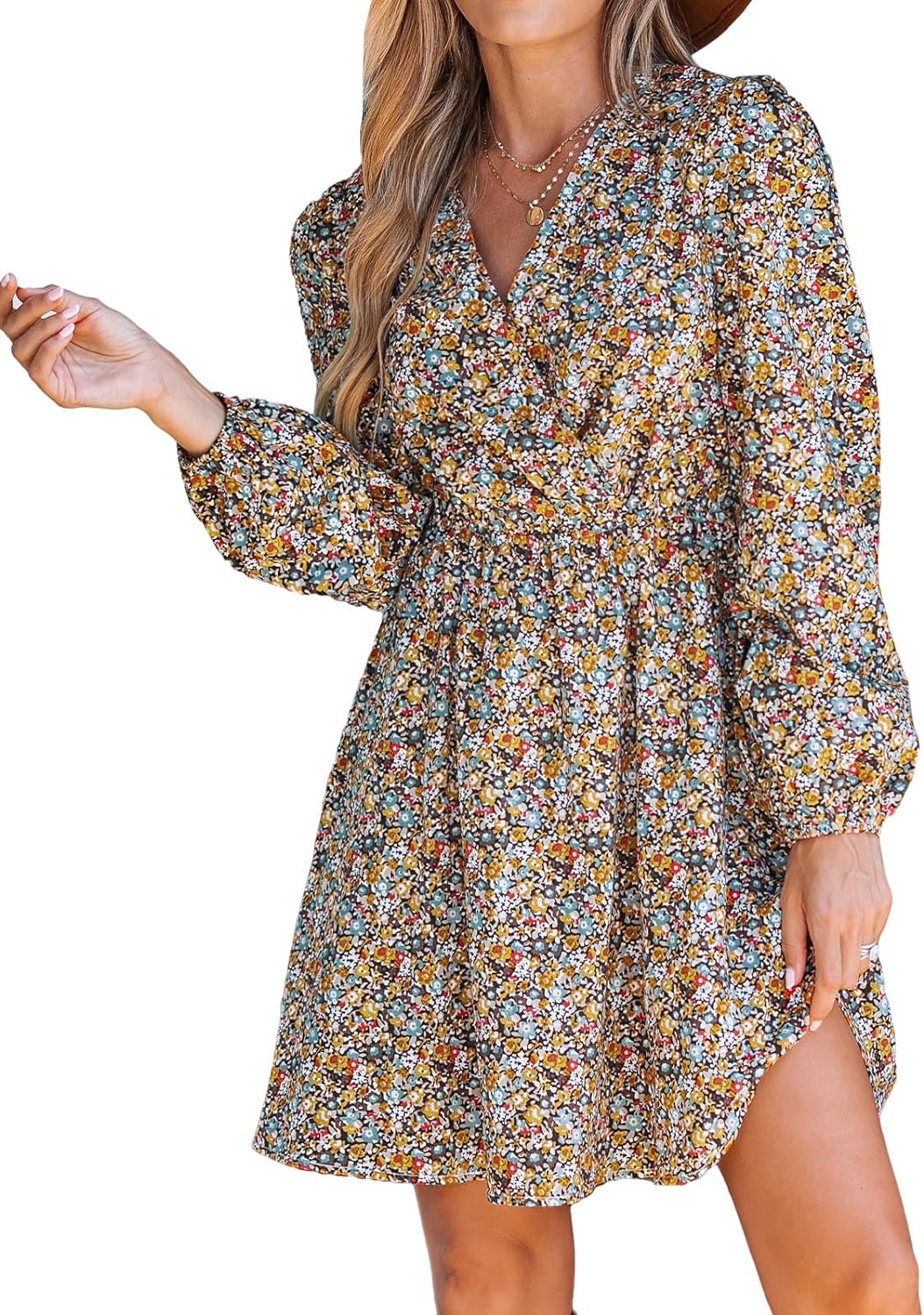 Bloemen Jurk Mini voor Vrouwen Zomer Stijlvol