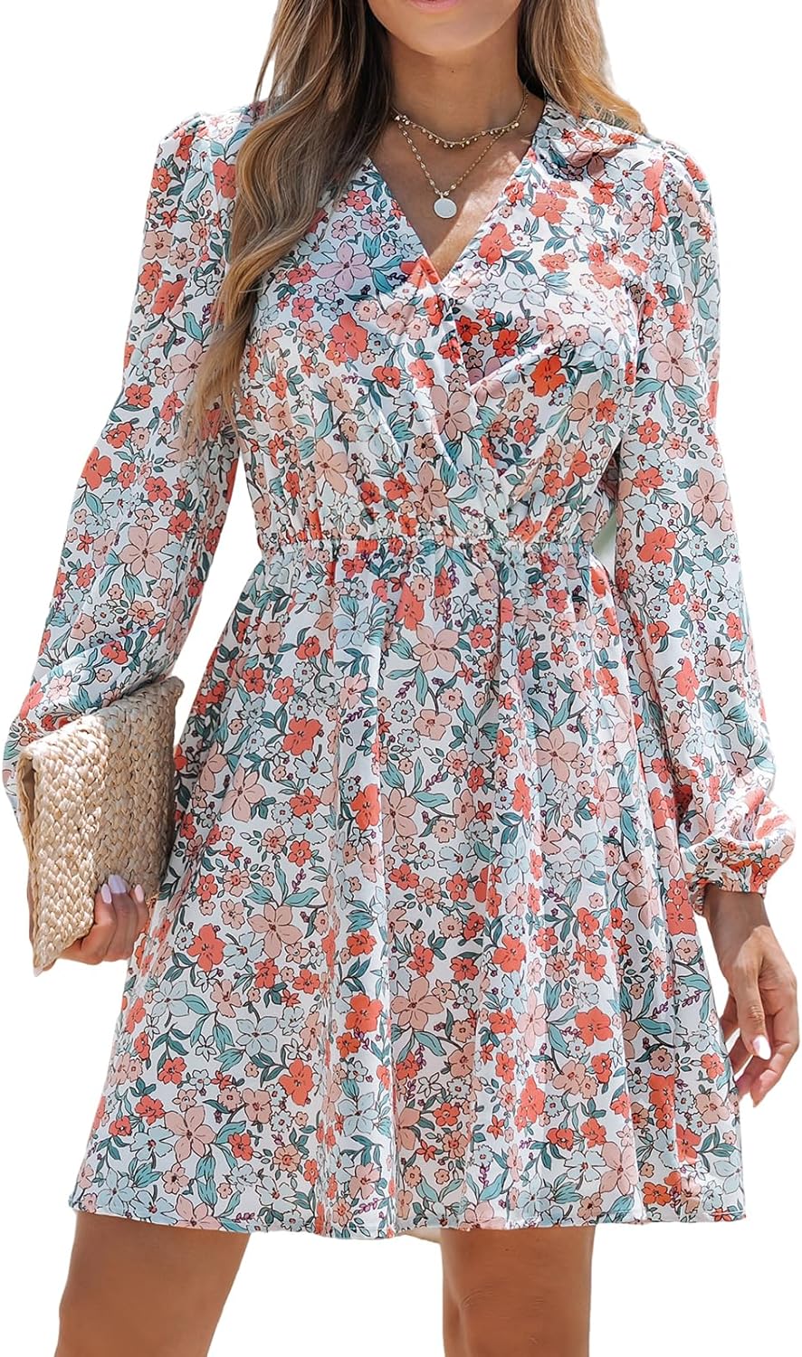 Bloemen Jurk Mini voor Vrouwen Zomer Stijlvol