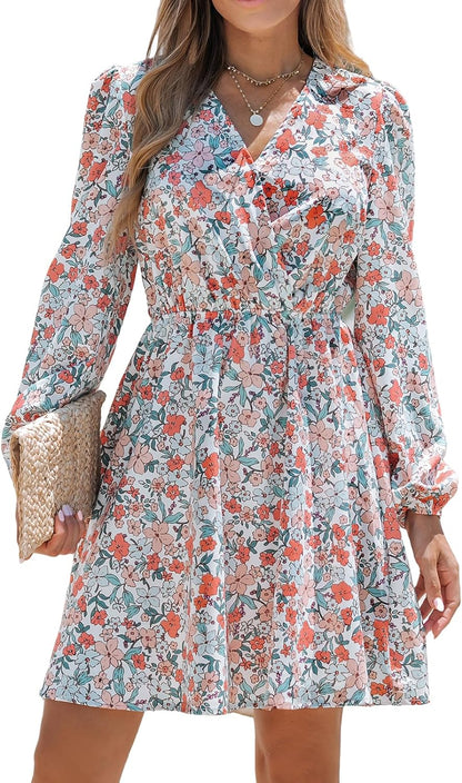Bloemen Jurk Mini voor Vrouwen Zomer Stijlvol