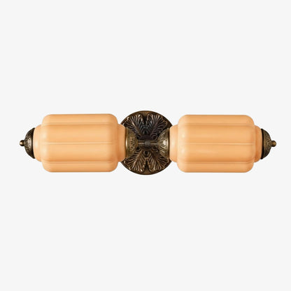 Eloise Vintage Scalloped Milk Glass Wall Sconce - Modern Accent Lighting for Bathroom and Bedroom