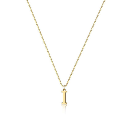 Gouden Ketting met Initialen voor Vrouw Persoonlijke Letter Sieraden