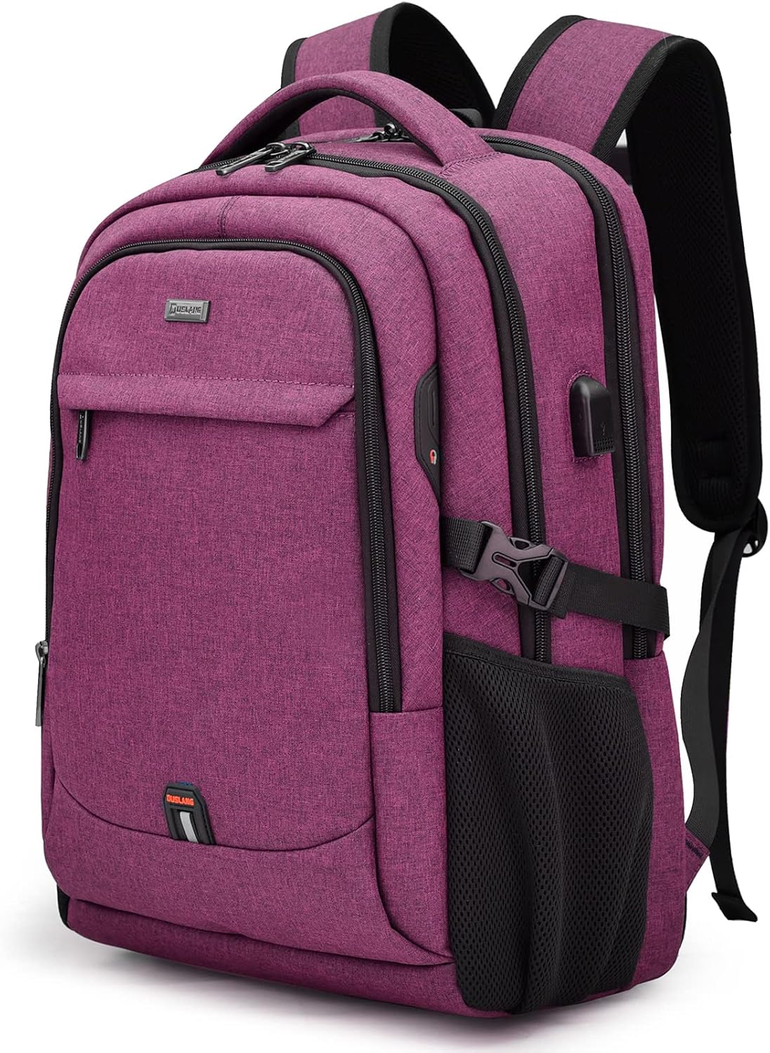 Waterdichte Laptop Reisrugzak met USB-Oplaadpoort & Georganiseerde Opslag – 13-17 Inch