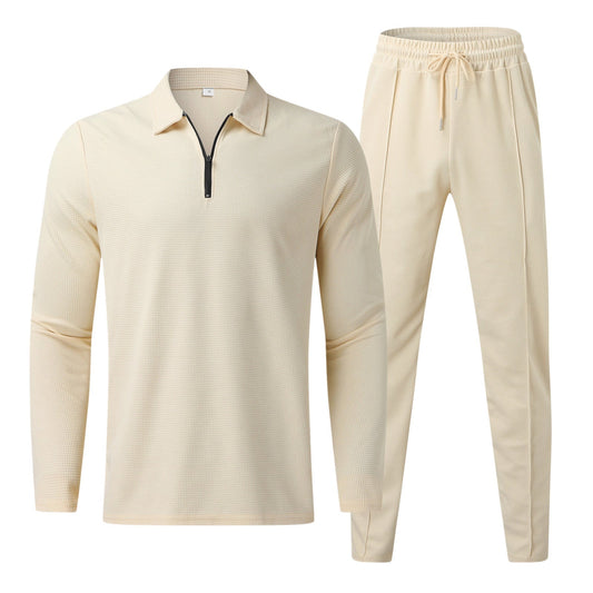 Heren Trainingspak Comfortabel Sportief Joggingpak - StudioMarella