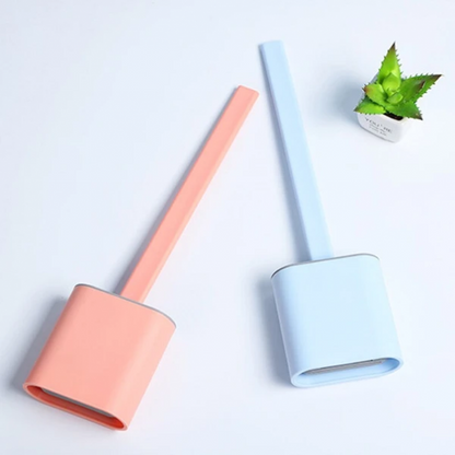 Siliconen Toiletborstel met Houder – Antibacterieel Snel Drogende WC Borstel voor Hygiënische Badkamer