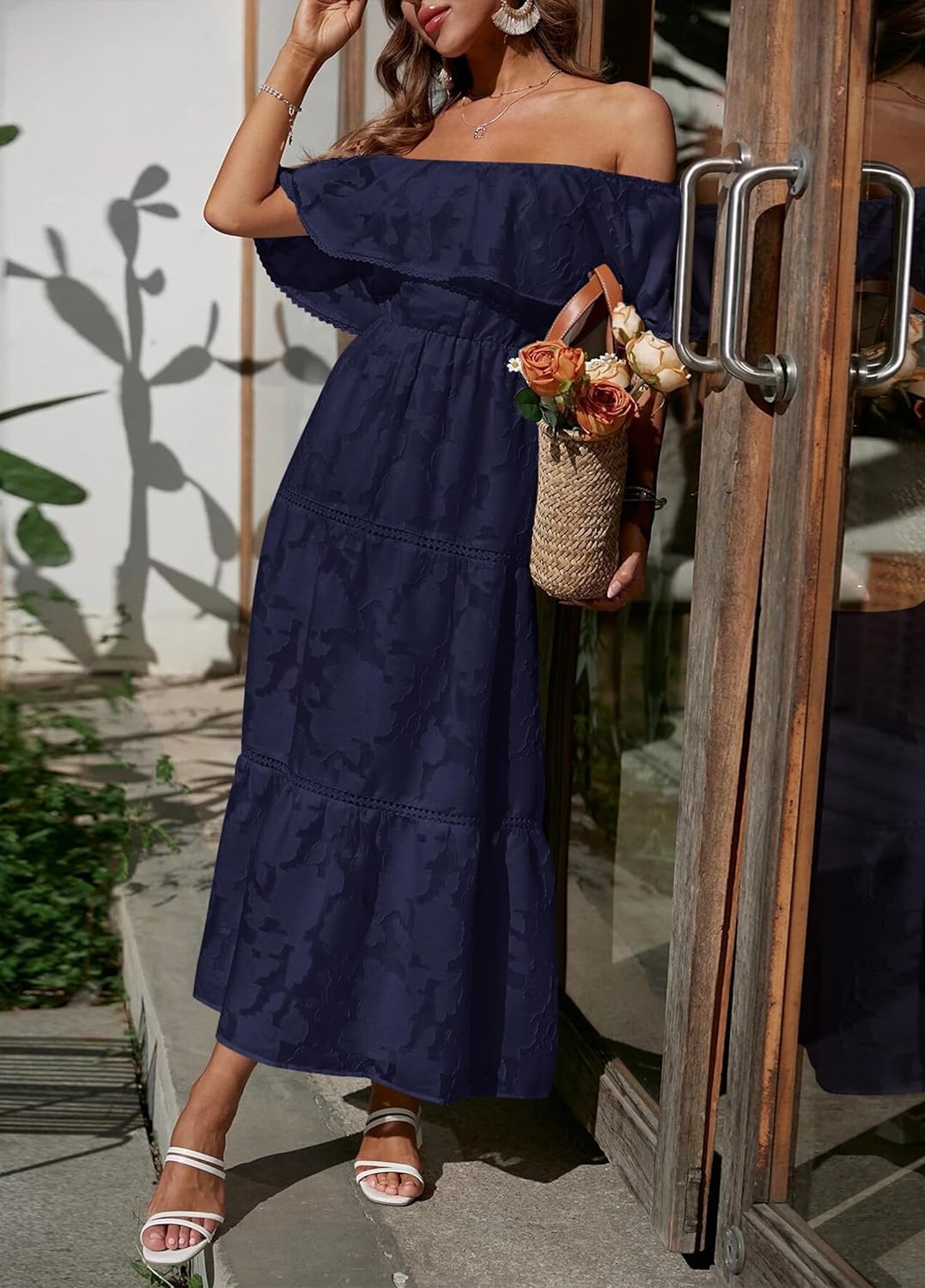 Zomerse Bloemen Maxi Jurk voor Dames Zonnig en Vrouwelijk