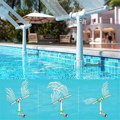 Zwembad Solar Fontein met RGB LED Verlichting voor Opblaasbaar Zwembad