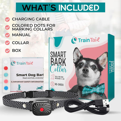 Anti-blaf Halsband voor Kleine Honden met Trillingen en Geluid | Verstelbaar 15-50 cm | Waterdicht IP87 | Hondentraining Oplossing