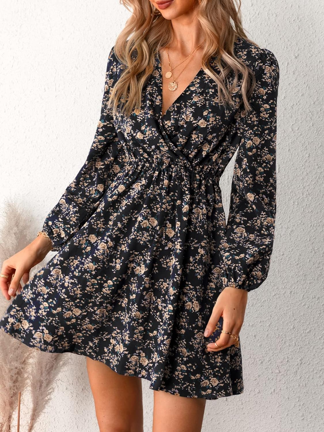 Bloemen Jurk Mini voor Vrouwen Zomer Stijlvol