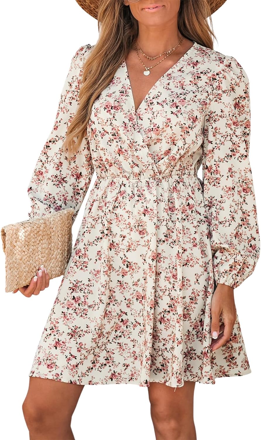 Bloemen Jurk Mini voor Vrouwen Zomer Stijlvol
