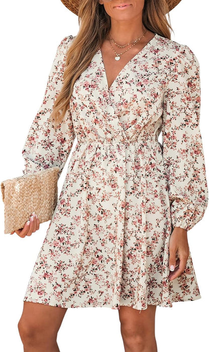Bloemen Jurk Mini voor Vrouwen Zomer Stijlvol