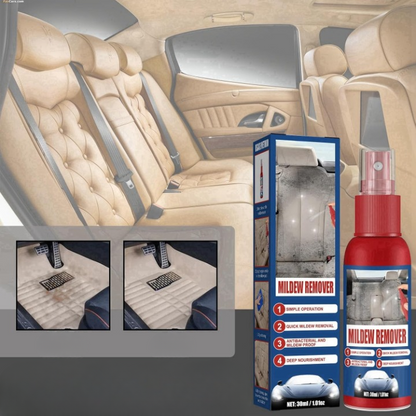 Schimmelverwijderaar Spray voor Auto 2 Stuks – Geschikt voor Leer, Stof en Kunststof Interieur