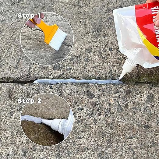 Professionele Betonreparatiepasta 100g Grijs Voegvuller Oprit Terras Pad Duurzaam Waterdicht Cementsysteem