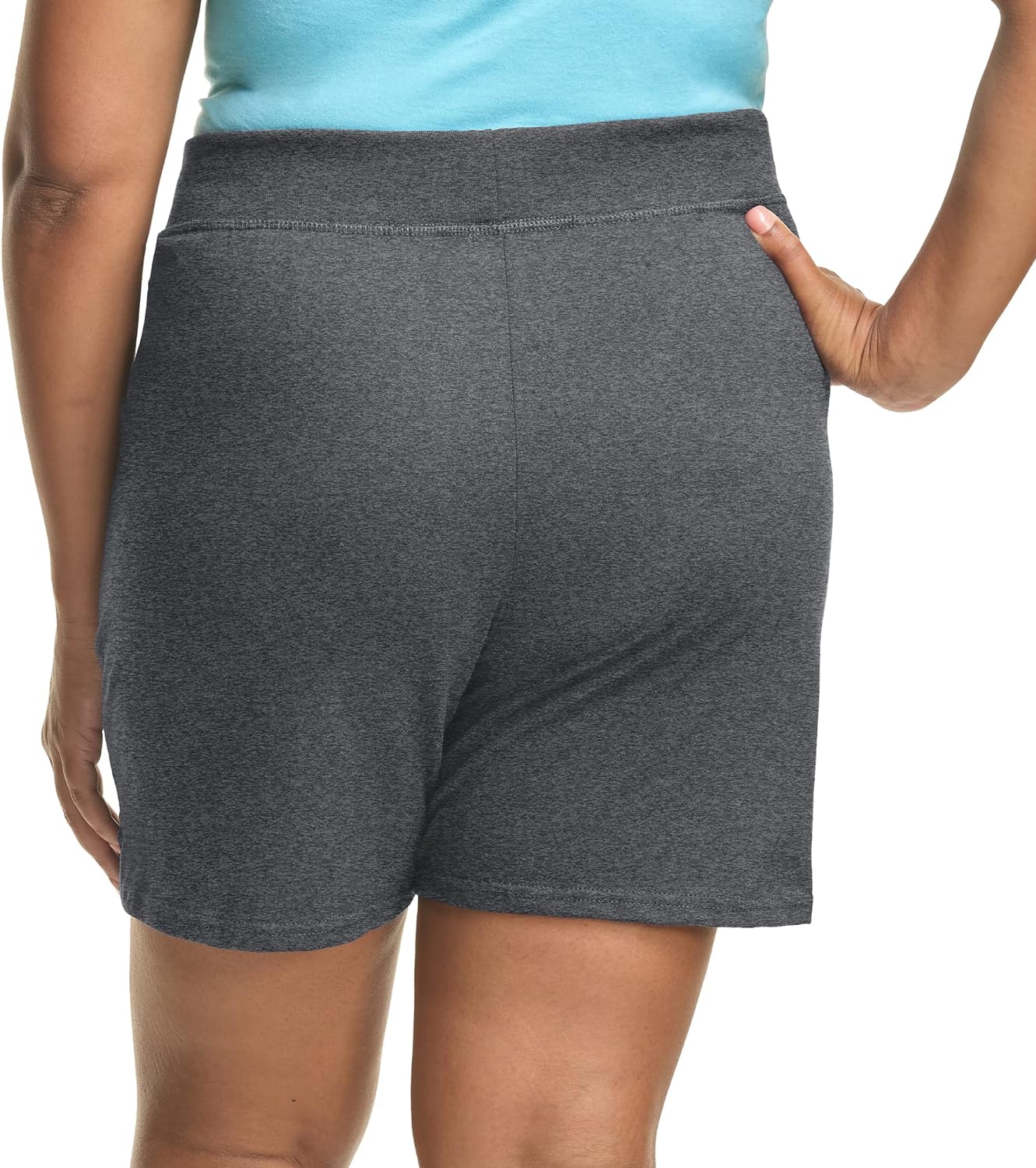 Plus Size Korte Broeken voor Dames van Katoen Jersey