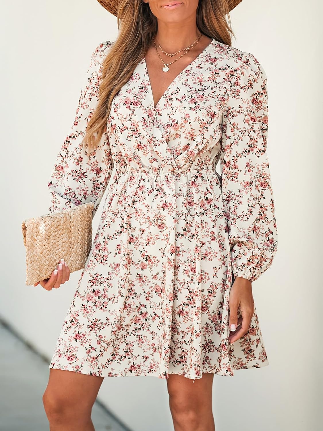 Bloemen Jurk Mini voor Vrouwen Zomer Stijlvol