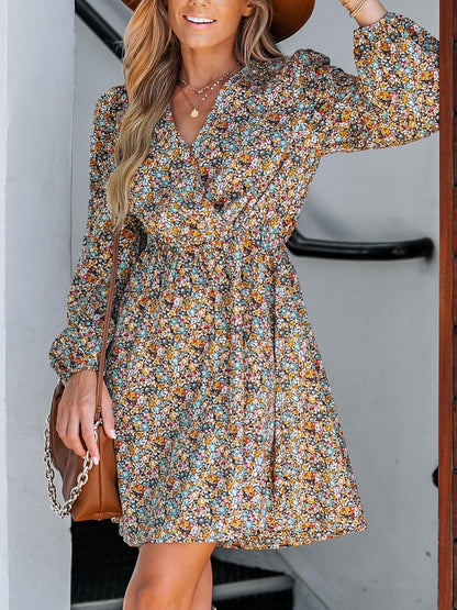 Bloemen Jurk Mini voor Vrouwen Zomer Stijlvol