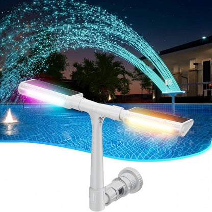 Zwembad Solar Fontein met RGB LED Verlichting voor Opblaasbaar Zwembad