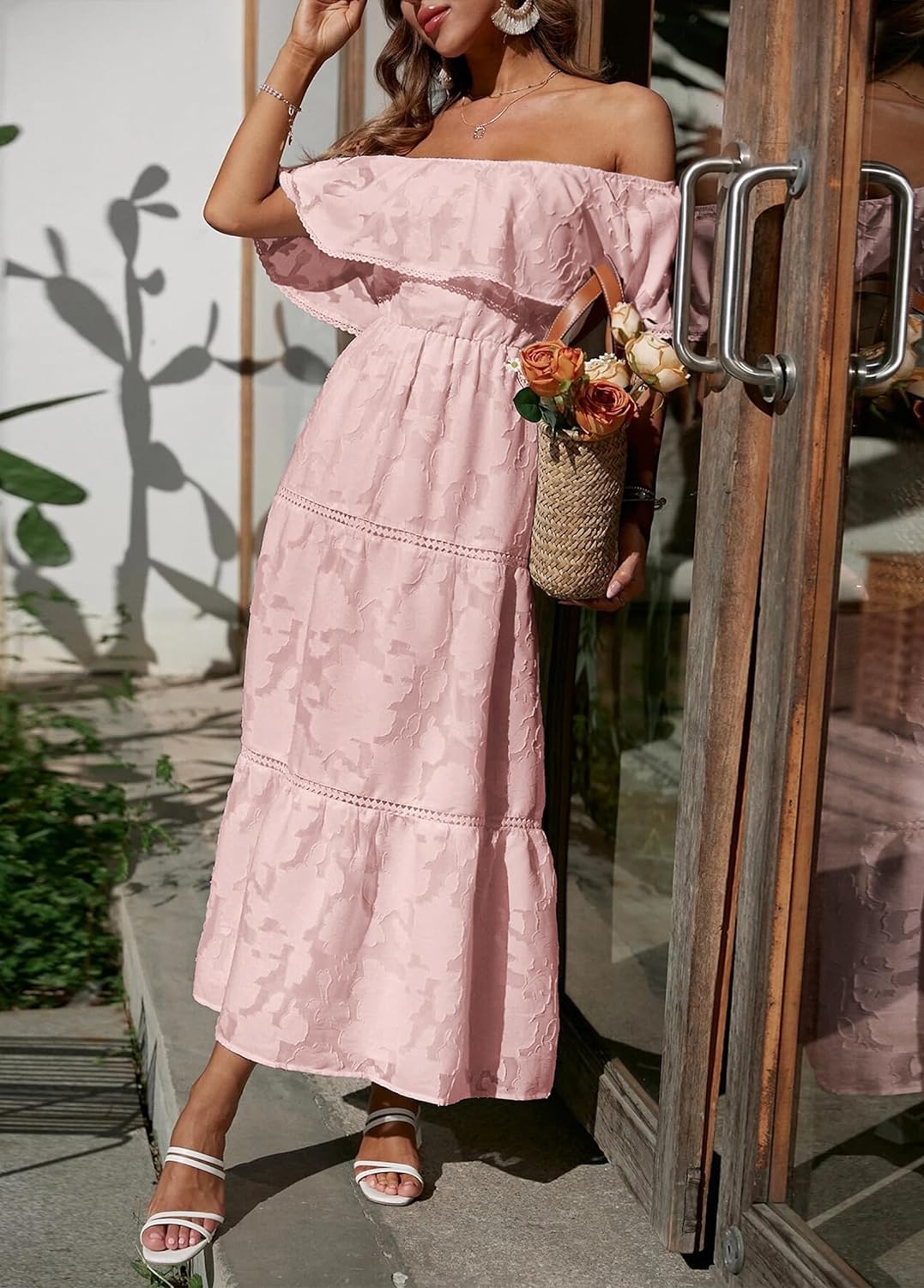Zomerse Bloemen Maxi Jurk voor Dames Zonnig en Vrouwelijk