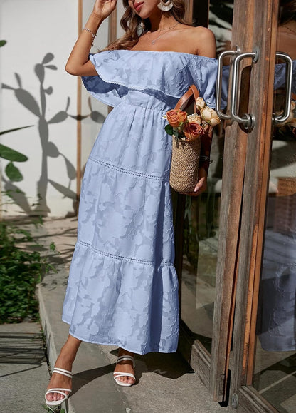 Zomerse Bloemen Maxi Jurk voor Dames Zonnig en Vrouwelijk