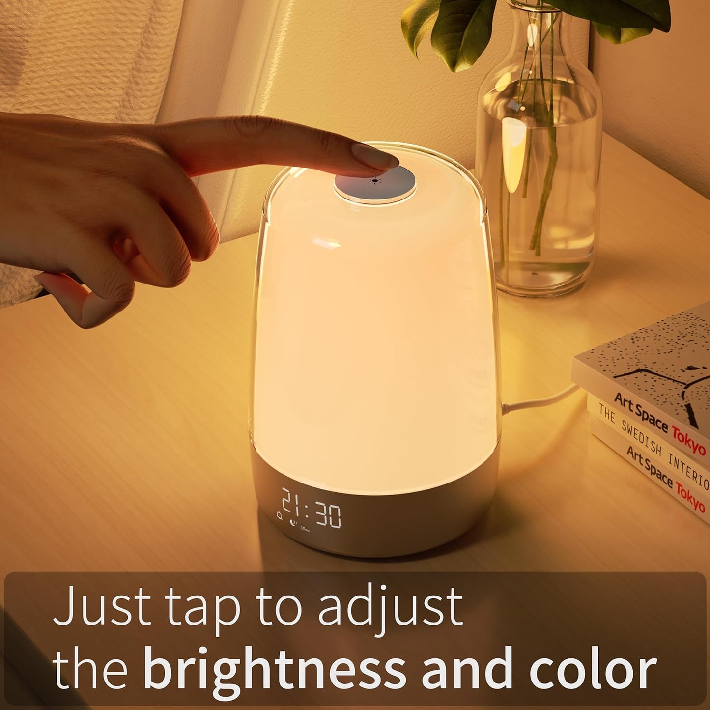 Aurora Wake-Up Light – Lichtwekker met Zonsopgang, Natuurlijke Geluiden & USB-C