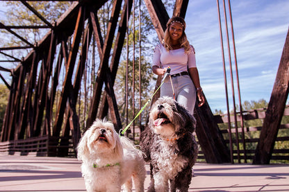 Hondenriem voor Twee Honden met 360° Antiklit Systeem 3 Meter Reflecterend