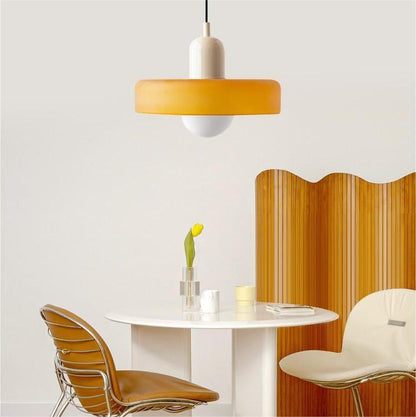 Verstelbare Glazen Hanglamp met Bauhaus-Design – Eetkamer en Woonkamer Verlichting
